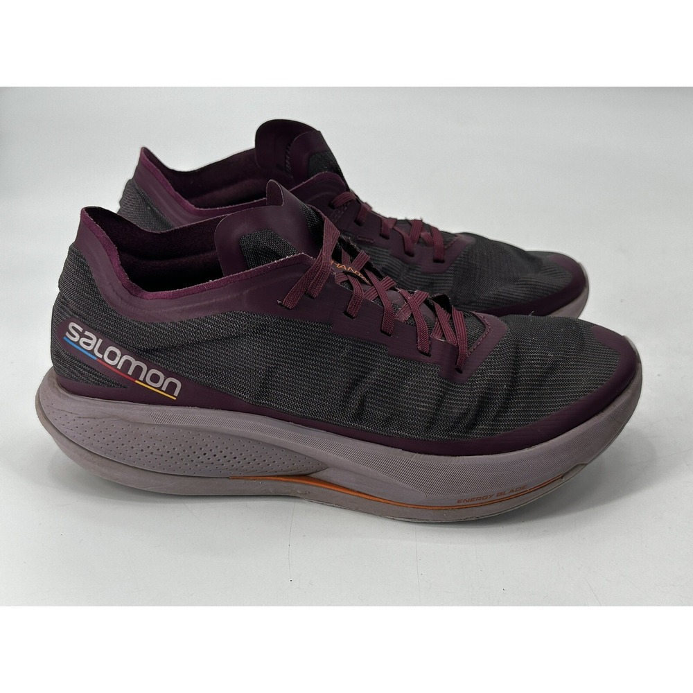 Salomon Phantasm Road Running Shoes Women's Size 10 Color Grape Wine - Picture 4 of 12